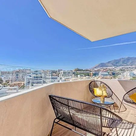 797 - Benalbeach- Moderno Piso 5 Con Vistas Al Mar Lägenhet Benalmádena